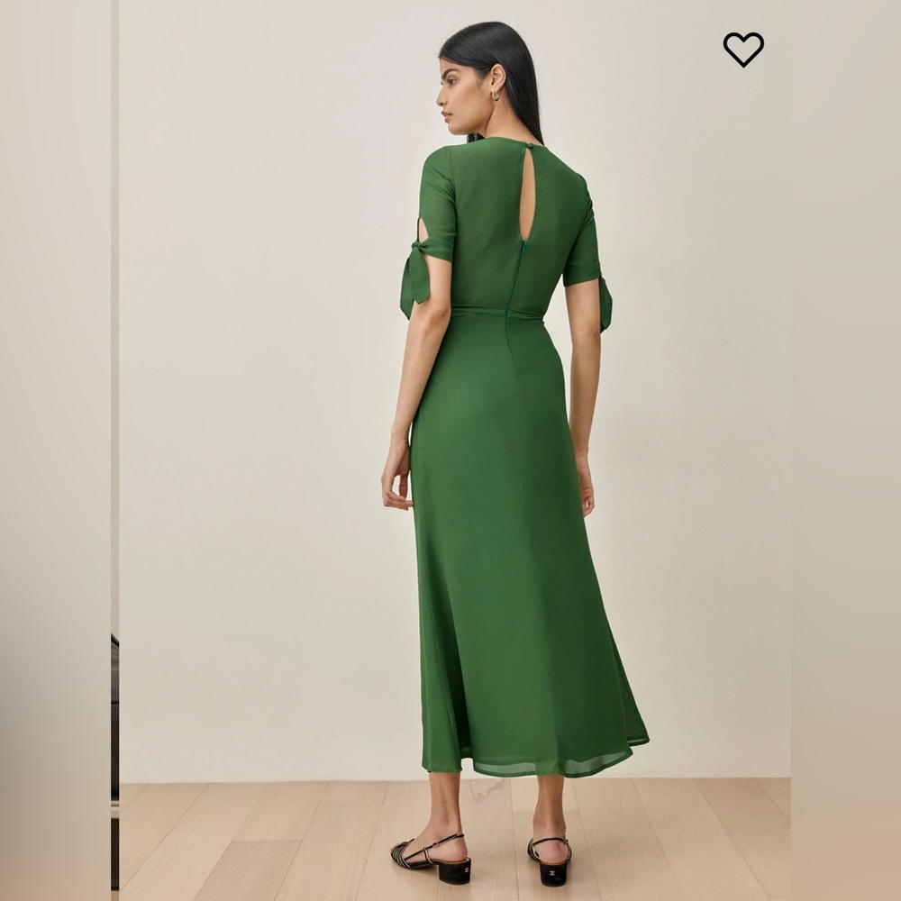 Reformation Amsterdam Dress Size 6 Kelly green